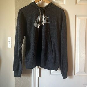 Grey Nike Hooded Pullover Size Small